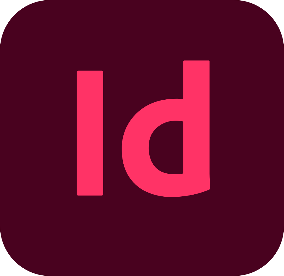 Logo Adobe InDesign utilisé pour la mise en page graphique